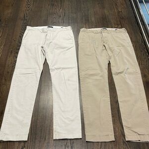 J crew kakis (2 pair)
